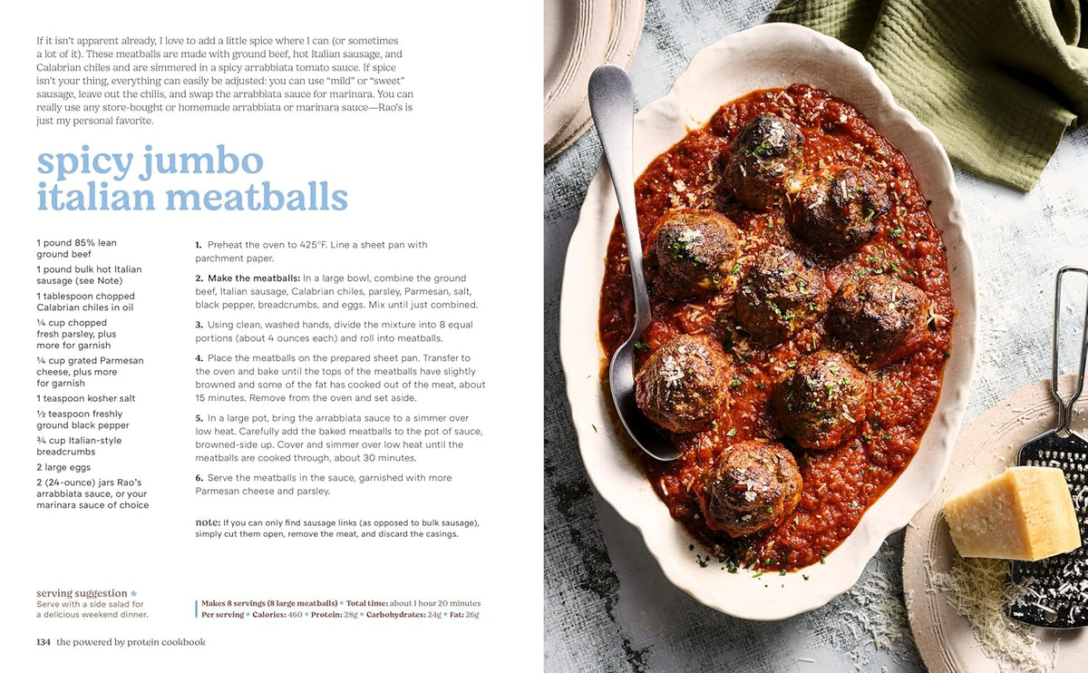 The Powered by Protein Cookbook: a Cookbook: Simple, Delicious, High-Protein Recipes