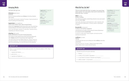 The Vocabulary Builder Workbook: Simple Lessons and Activities to Teach Yourself over 1,400 Must-Know Words