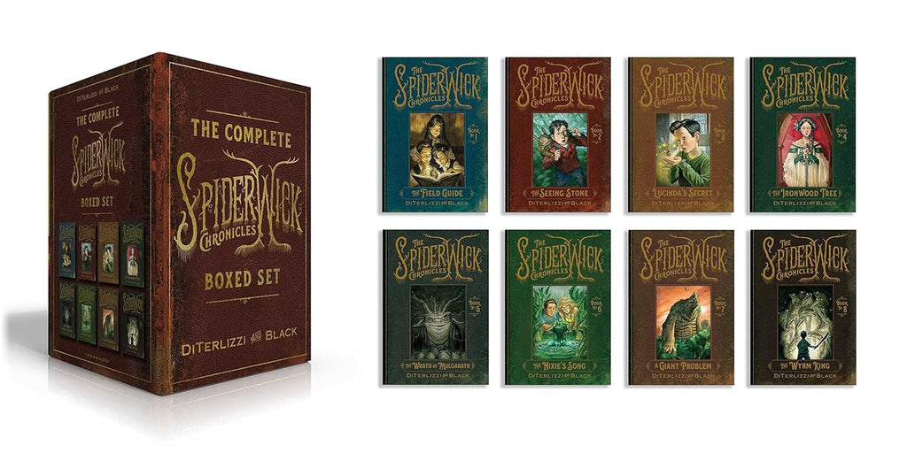 The Complete Spiderwick Chronicles Boxed Set: the Field Guide; the Seeing Stone; Lucinda'S Secret; the Ironwood Tree; the Wrath of Mulgarath; the Nixie'S Song; a Giant Problem; the Wyrm King