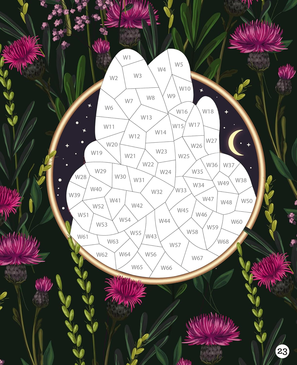 Brain Games - Sticker by Number: Enchanted Forest (24 Images to Sticker): Includes 2 Foil Sticker Sheets to Complete Each Image!
