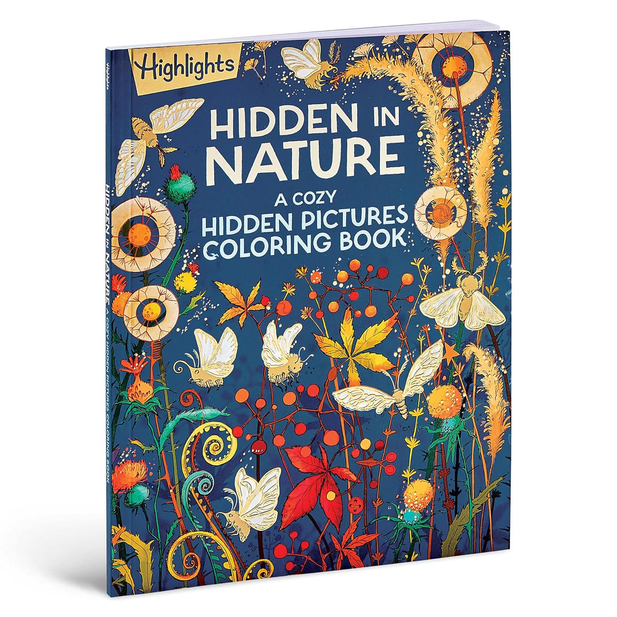 Hidden in Nature: a Cozy Hidden Pictures Coloring Book for Adults with Relaxing Nature Scenes, Intricate Hidden Pictures Puzzles and Stress-Relief Coloring Fun