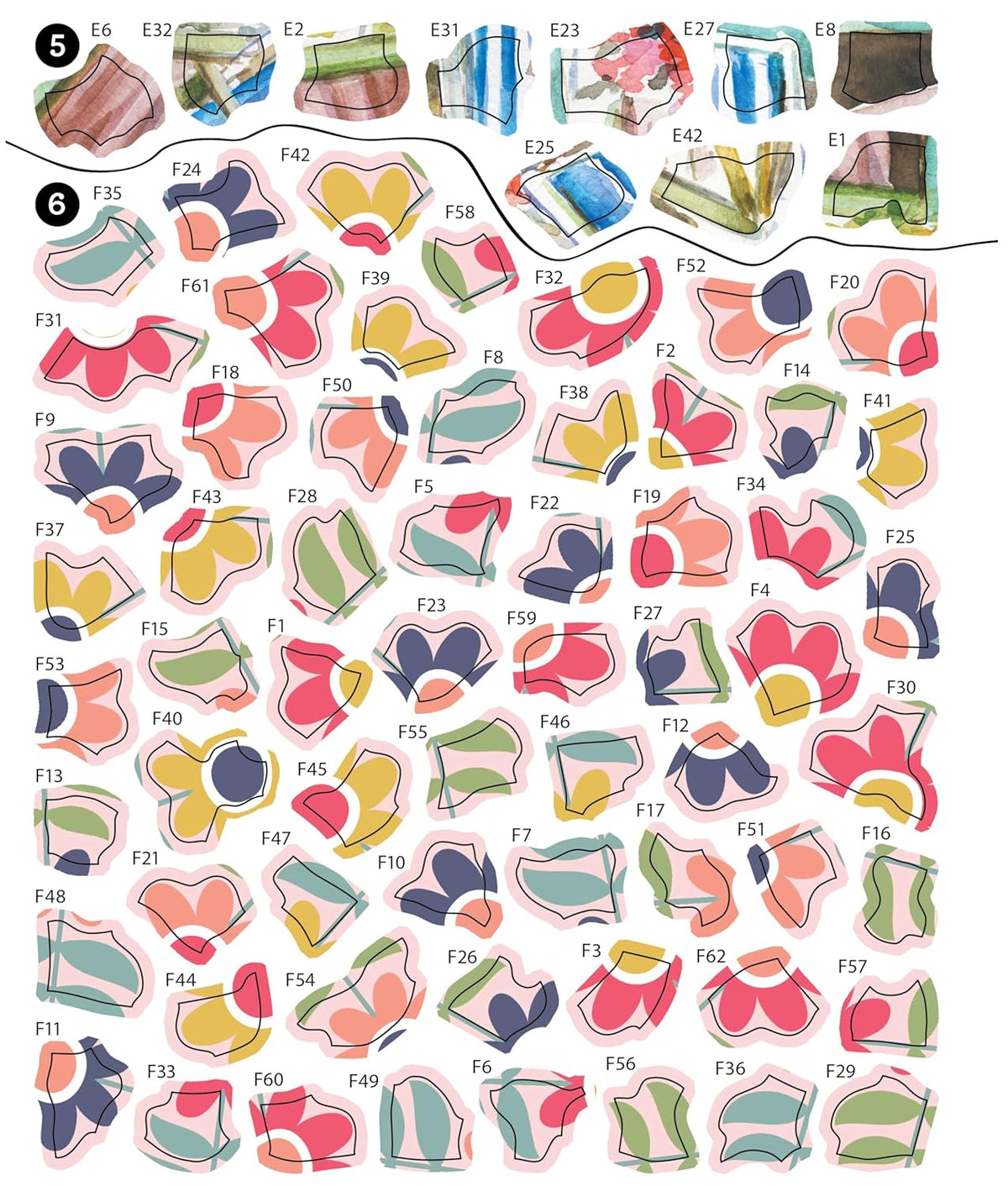 Brain Games - Sticker by Number: Be Calm (28 Images to Sticker)