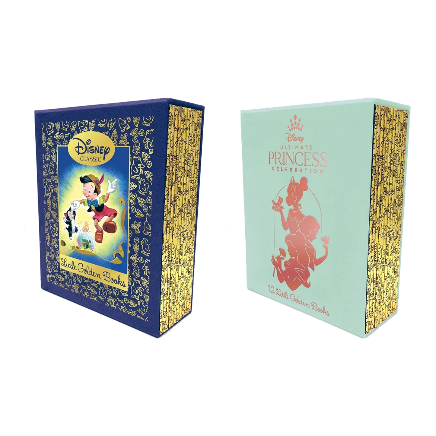 Little Golden Books 24-Book Gift Collection – Disney Classic Boxed Set + Ultimate Princess Boxed Set