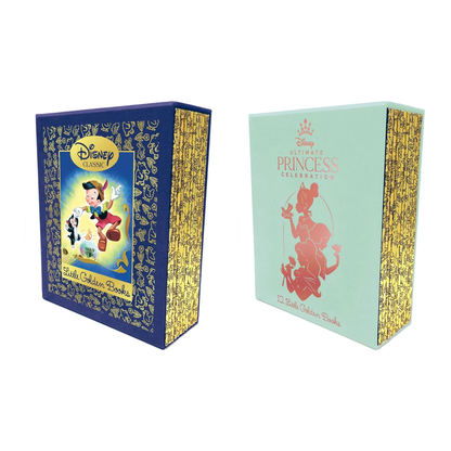 Little Golden Books 24-Book Gift Collection – Disney Classic Boxed Set + Ultimate Princess Boxed Set