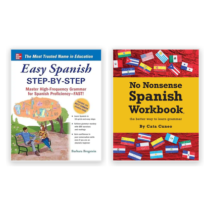 Spanish Foundations Bundle: Easy Spanish Step-by-Step + No Nonsense Spanish Workbook