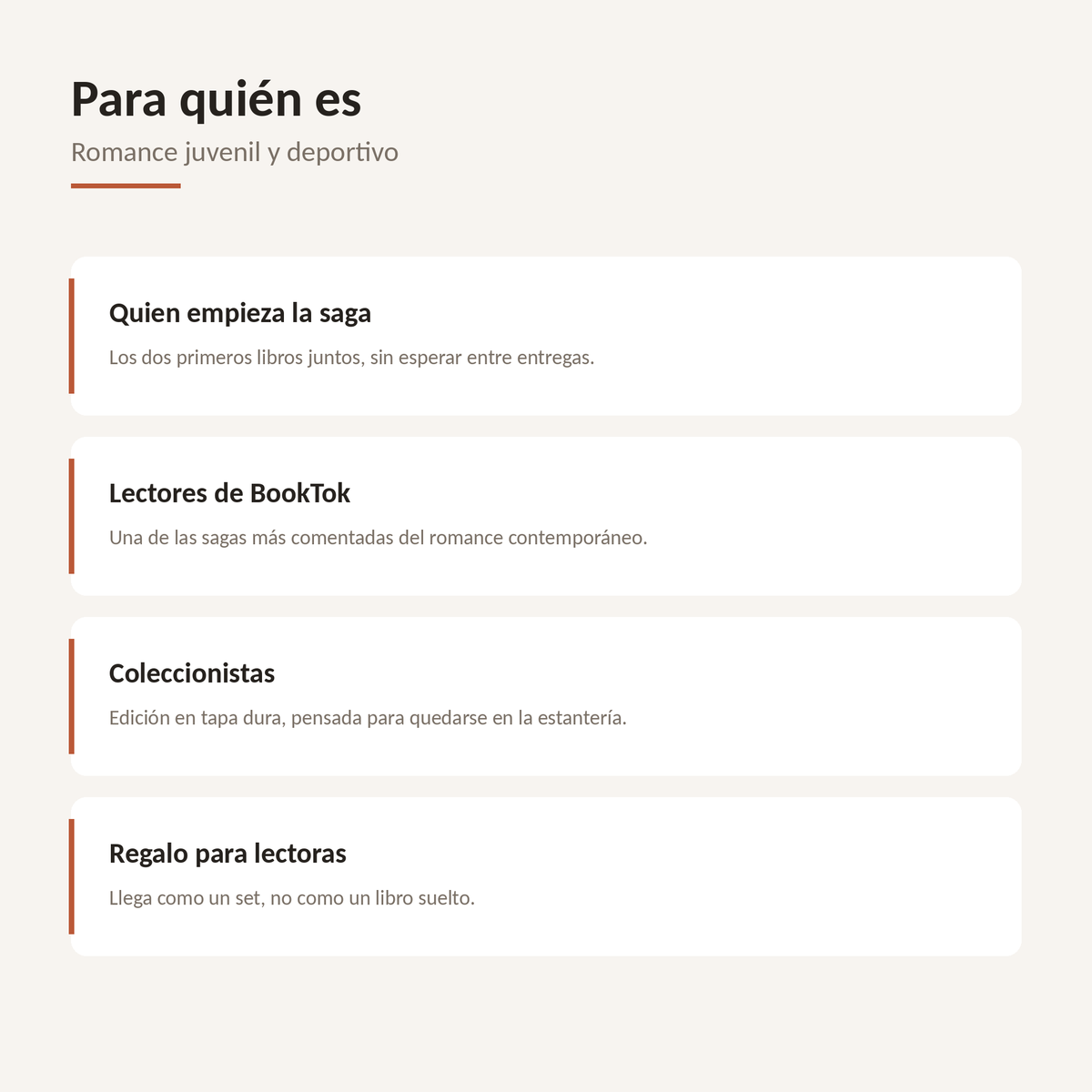 Para quién es — coleccionistas, lectores de BookTok y regalo